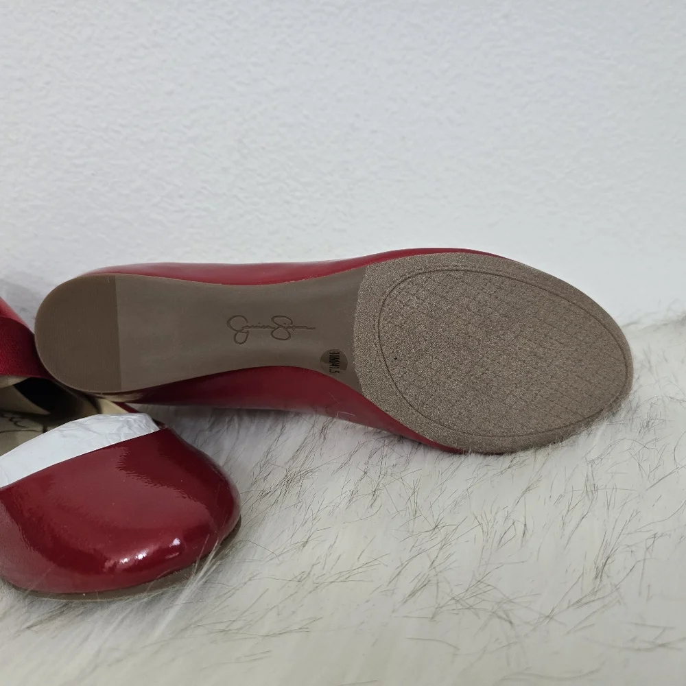 Jessica Simpson Mandayss Red Muse Ballet Flat Women's 10 - Picture 5 of 7
